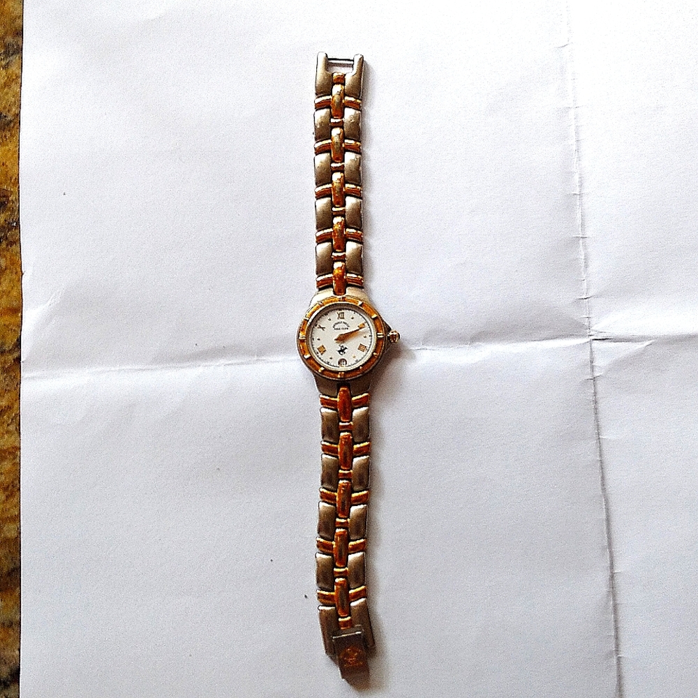 Women's Beverly polo watch mixed with plated silver and gold small